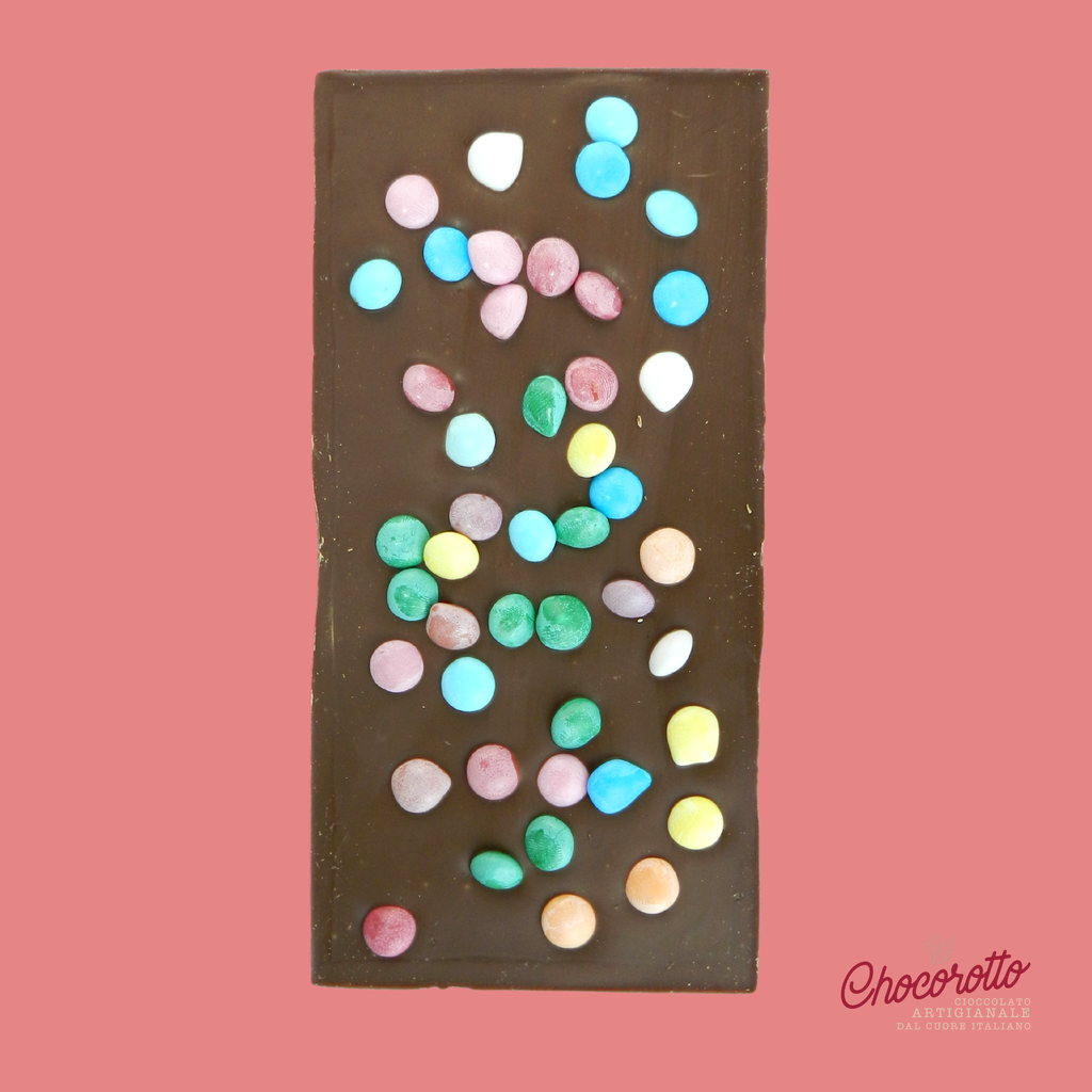 Tavoletta di Cioccolato al Latte con Smarties 120 gr