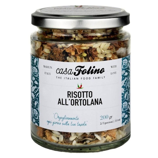 [RCF01] Risotto all'Ortolana 200 gr